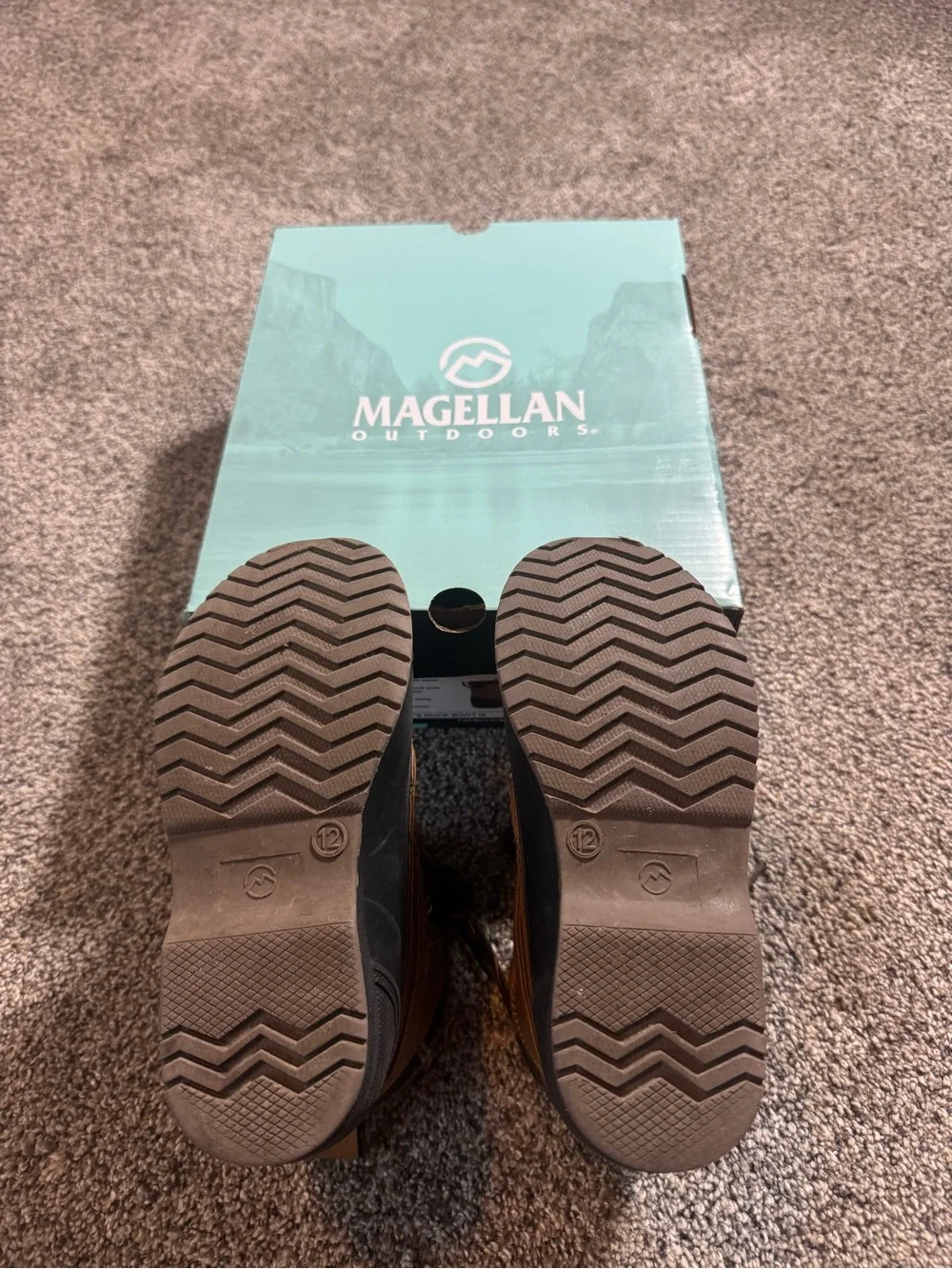 Magellan Outdoors Kids Brown and Black Waterproof Snow Boots